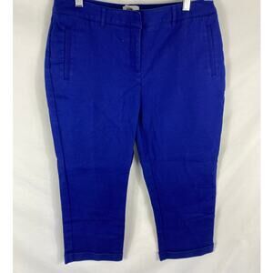 Chicos So Slimming Royal Blue Pants Size 1 Petite Crop